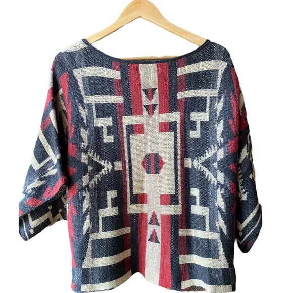 Denim & Supply Ralph Lauren Knit Print Top - Picture 2 of 5